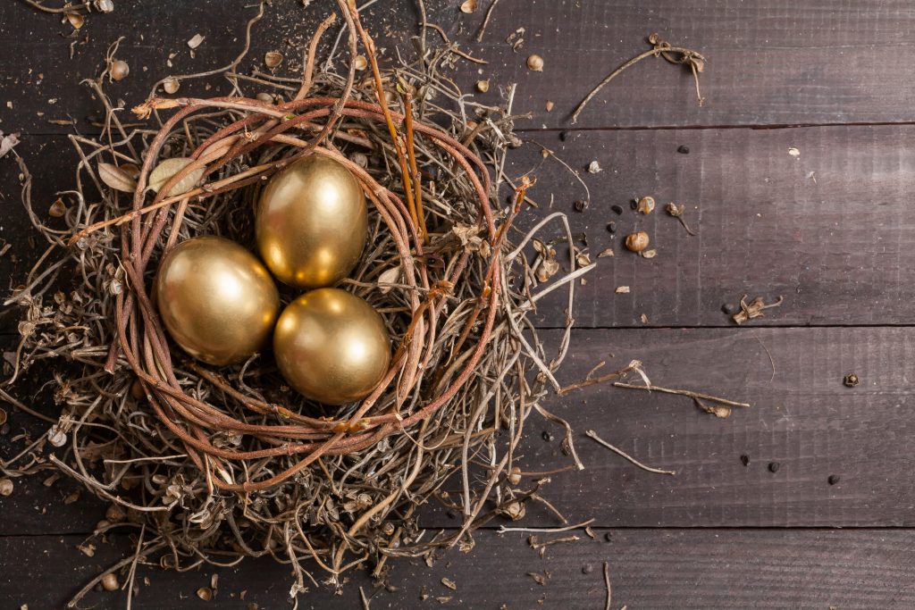nest egg; retirement